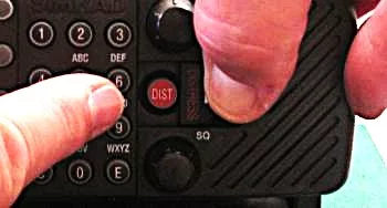 vhf dsc distress knop