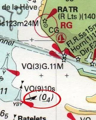 uitstekend wrak gevaarlijk voor de scheepvaart