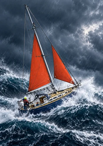 De rol van het drijfanker bij een zware storm